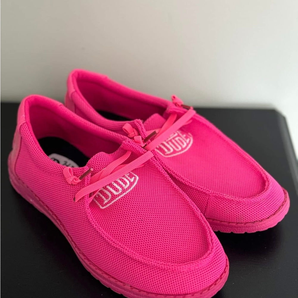 Hey Dude Pink Slip-On Shoes